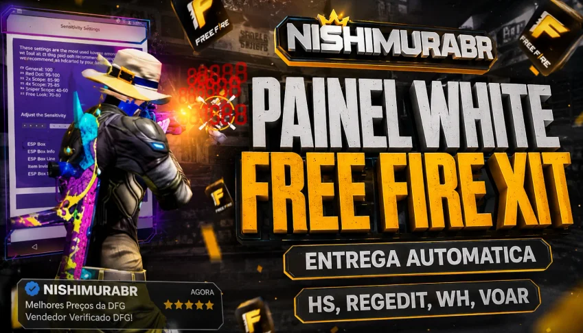 Painel Xit White 444 [ Free Fire ][All Hack🐰⚪