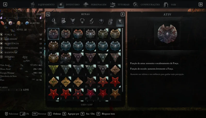 Lords of the Fallen - Runas