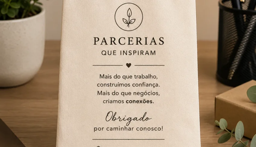 Saquinho de Algodão Cru Personalizado 30x25 cm