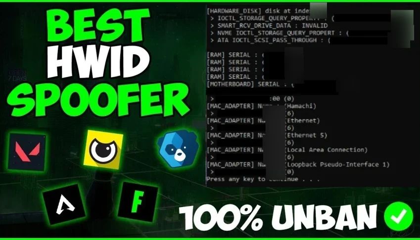 spoofer valorant PROMO 50%OFF