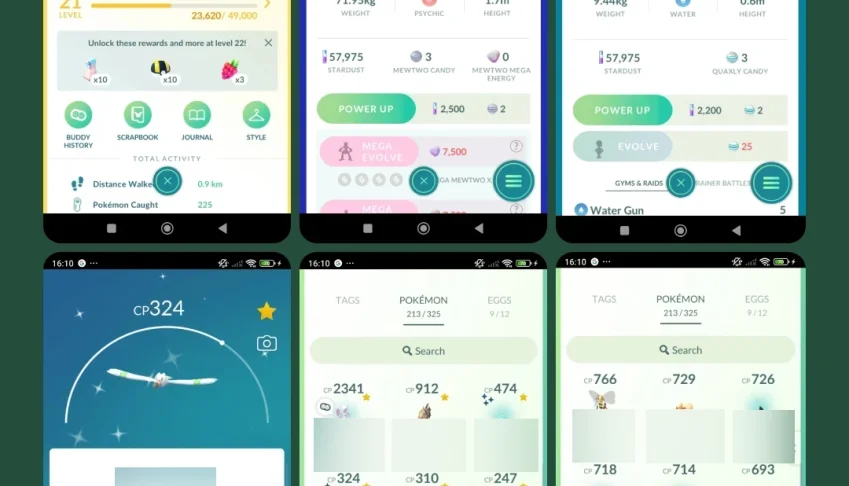Pokémon Go Com Mewtwo + 2 Shinies + Regionais | Pk30