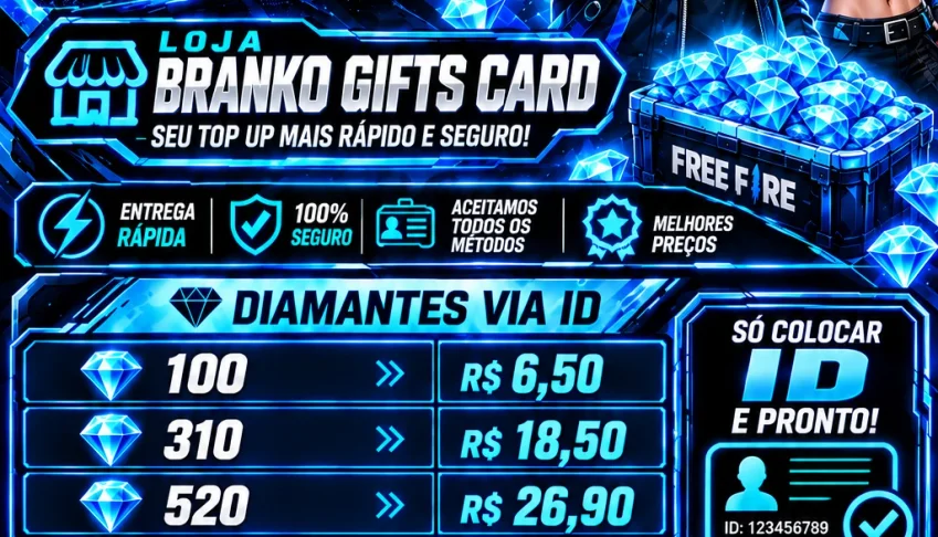 Recarga De Diamantes Ff - O Melhor Preço
