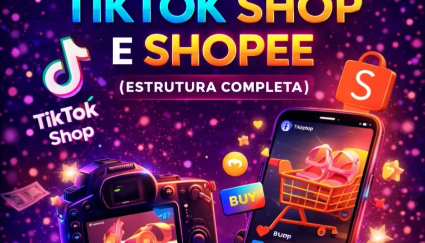 A Máquina De Vídeos Tiktok Shop E Shopee