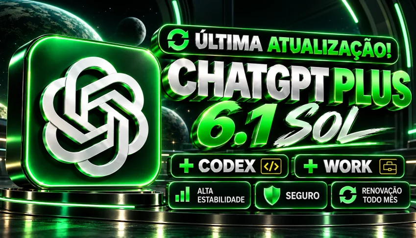 CHATGPT PLUS 6 ASTRA ORIGINAL 30 DIAS [+CODEX +WORK] NOVO!