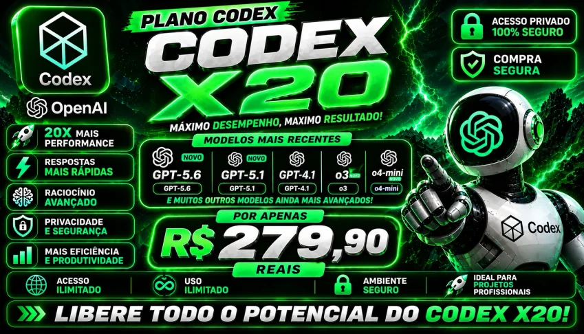 🚀 CODEX X20: IA avançada para máxima performance