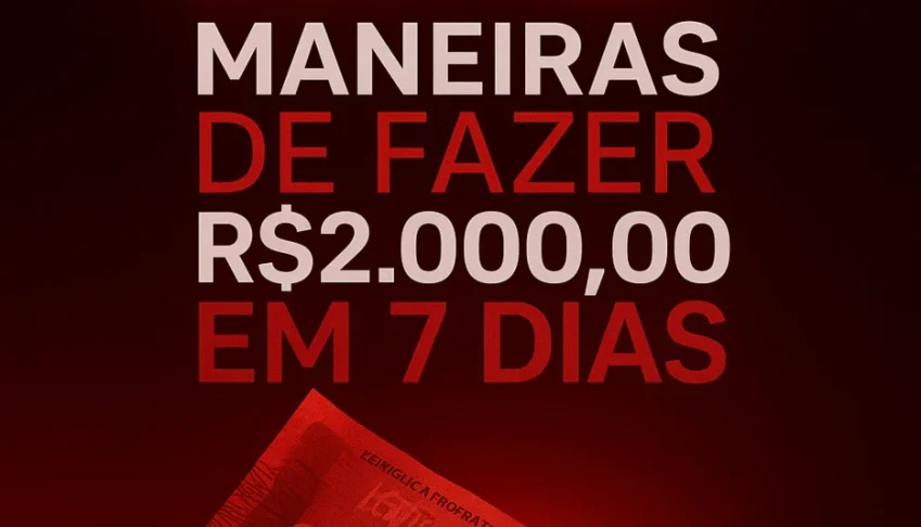 Ebook 20 maneiras de fazer R$2000 em 7 dias