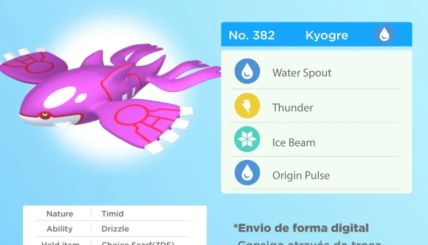 Kyogre 6IVs Normal/Shiny
