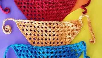 Bandana Pet em Crochê