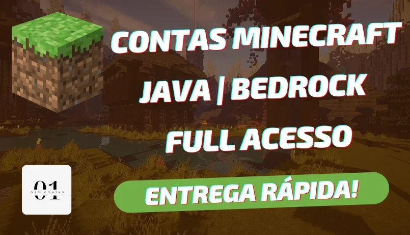 CONTAS MINECRAFT JAVA | BEDROCK EDITION | FULL ACESSO