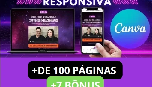 Páginas De Vendas - Templates Canva + Wordpress Elementor