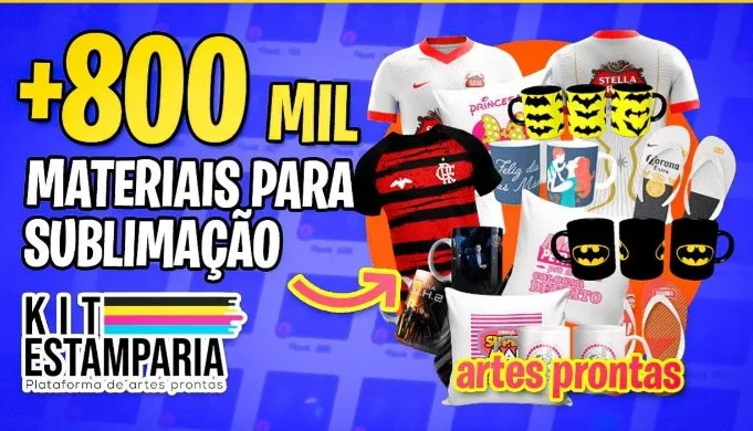 Pack +800 Mil Estampas Para Sublimação