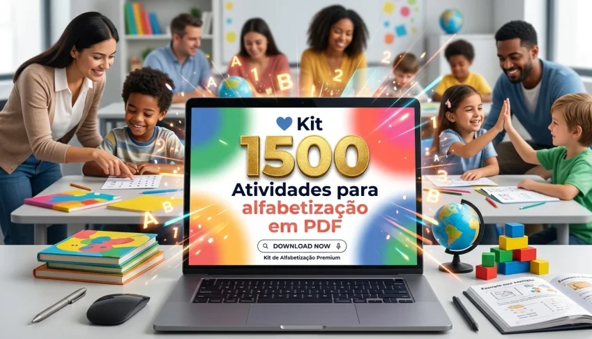 Kit 1500 Atividades Para Alfabetização em PDF