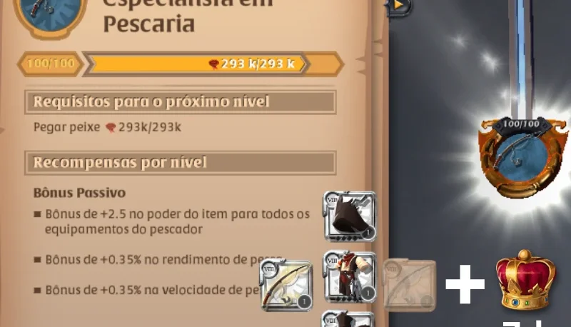 Pesca 100/100