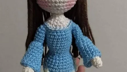 Yemanja em crochê Amigurumi