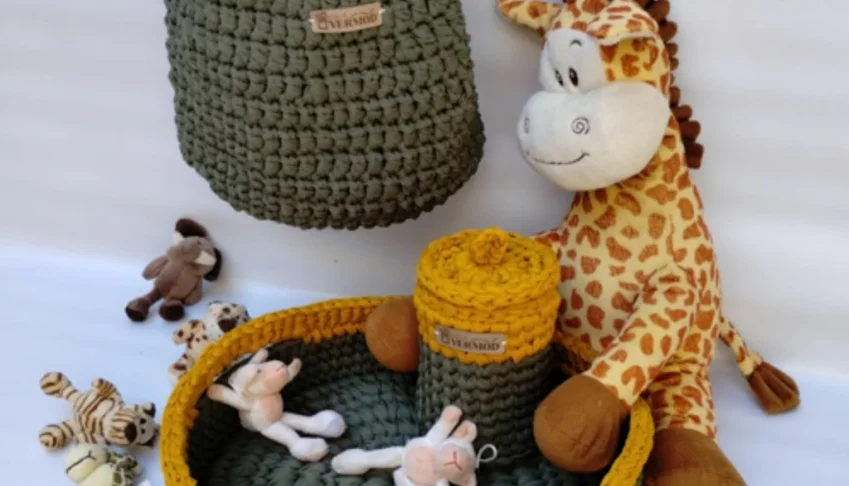 Kit de Crochê Francisco para Quarto de Bebê