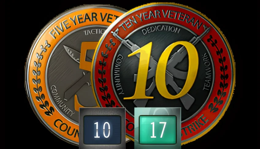 Conta Antiga Steam Medalhas 5 E 10 Anos De Serviço