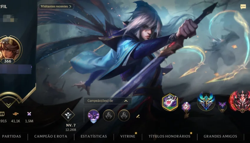 Conta Com 5K Gastos +200 Skins Com Vários Top Rank