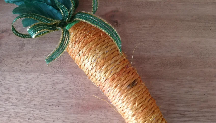 Cenoura Decorativa de Sisal - P ou G