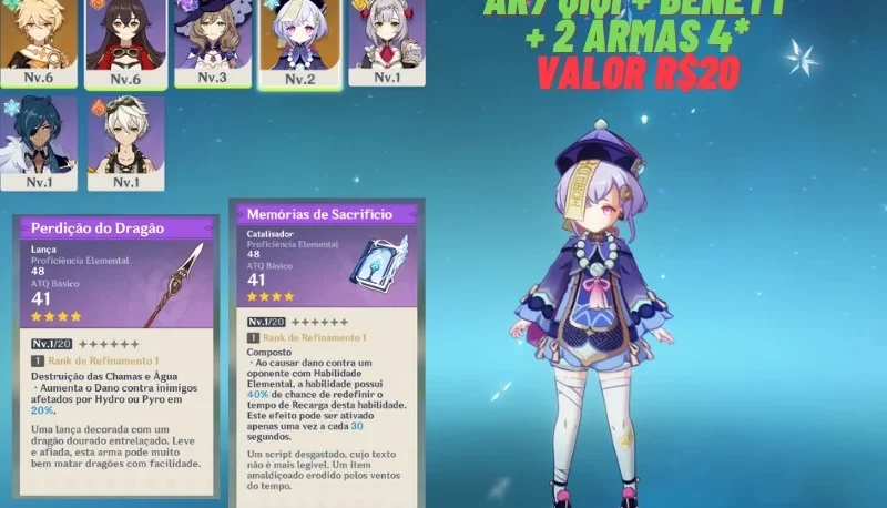 AR7 COMBO QIQI+BENNET + 2 ARMAS 4*