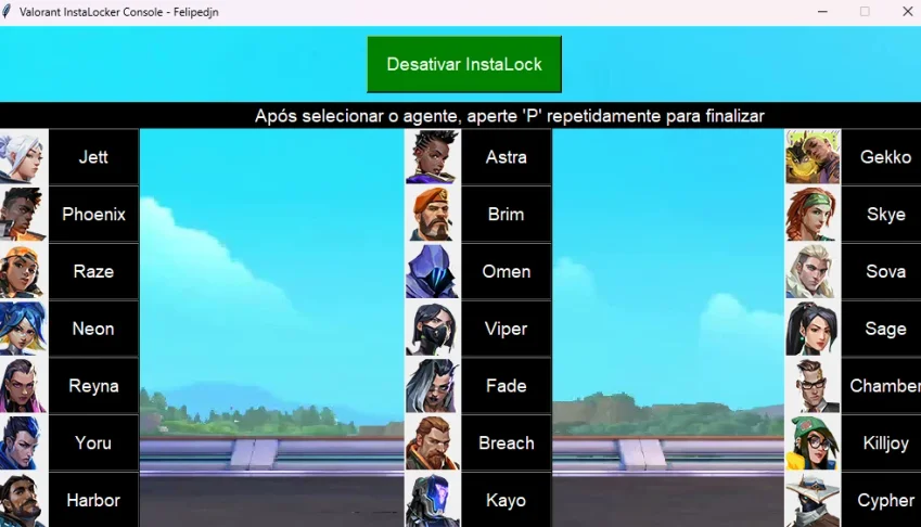 Valorant - Instapick de todos os personagens