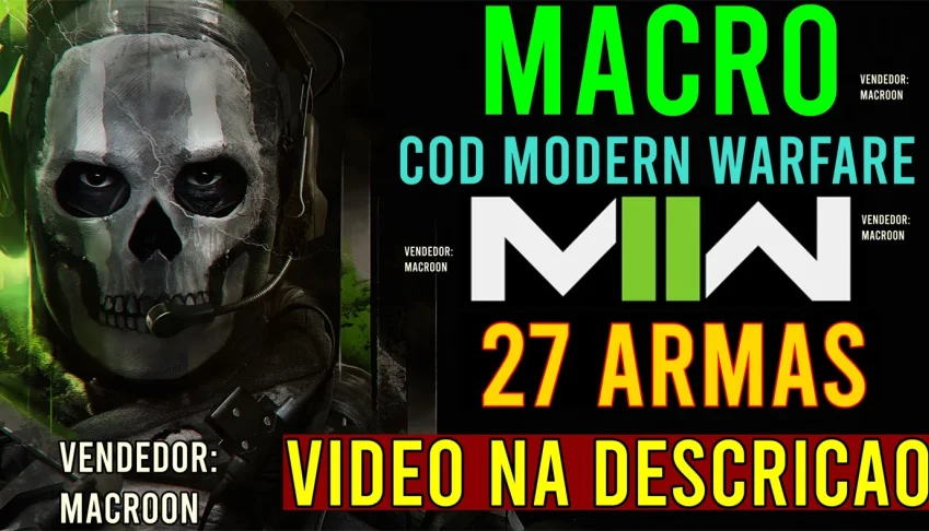 MACRO COD Modern Warfare 2 - MOUSES LOGITECH (VITALICIO)