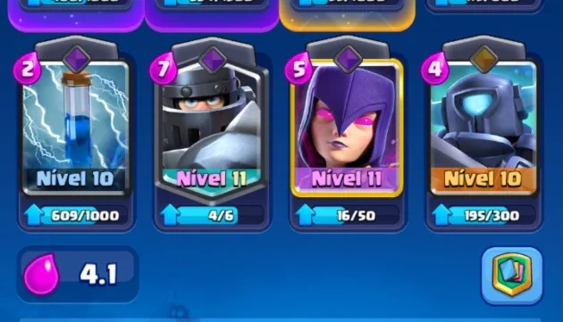 Conta Clash Royale Lvl 25 | 5800+ Troféus | Mega Cavaleiro.