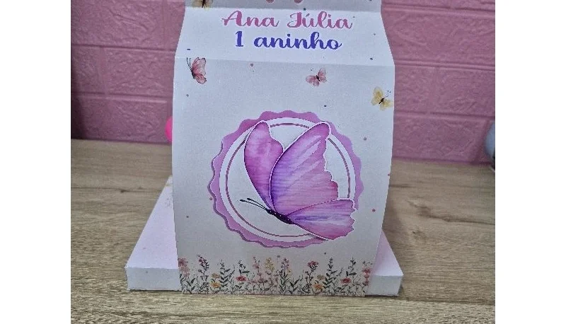 Caixas Borboletas para Balde de Pipoca 1 L ou 1,5 L