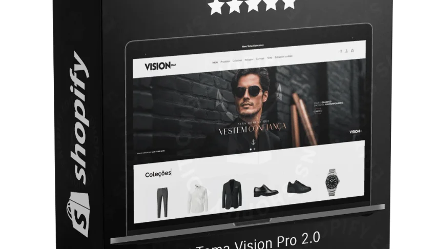 Tema Vision 2.0 Shopify Atualizado + Chave de Ativação