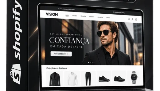 Tema Vision 2.0 Shopify + Chave de Ativação