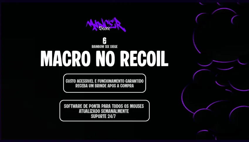Macro No Recoil + Presets | Rainbow Six Siege, R6 + BRINDE
