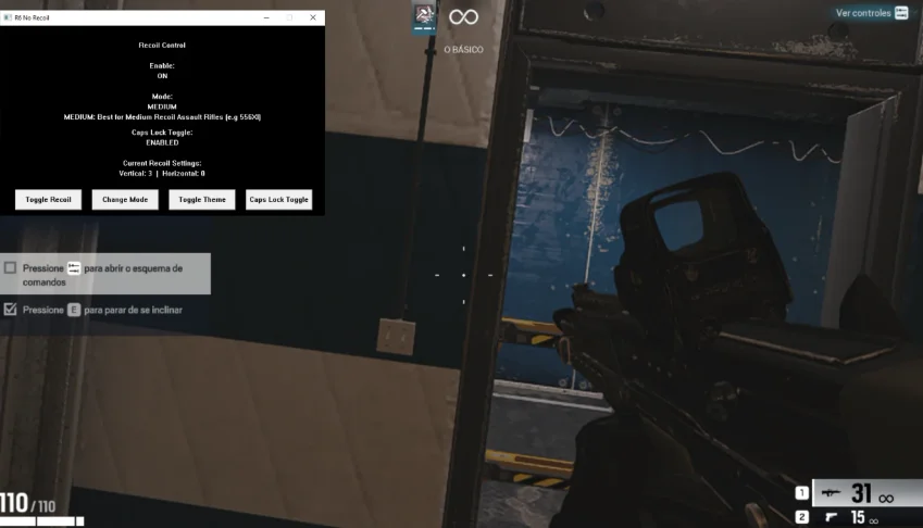 no recoil rainbow six