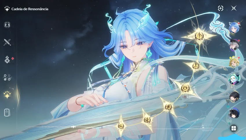Conta Wuthering Waves - Qingxiao S6 + Sign | Rebecca (Colab)