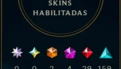 Conta de League of Legends 365 skin