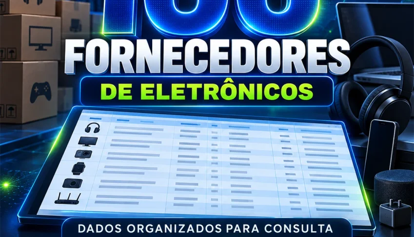 100 Fornecedores de Eletrônicos Pdf + Excel Atualizado 2027