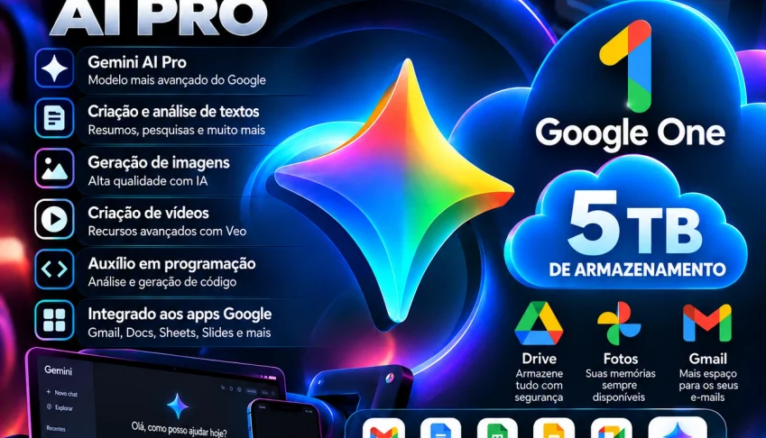 Google Gemini Pro (LINK) - 18 Meses | 30 dias de garantia