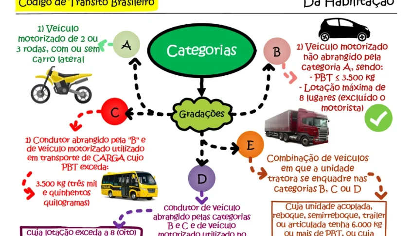 66 Mapas Mentais Ctb Para Concursos Públicos