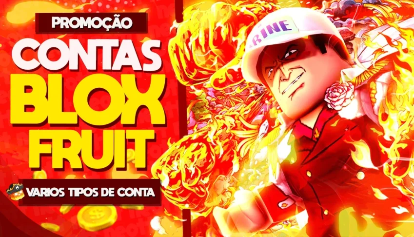 Contas blox fruits mais de 50 tipos