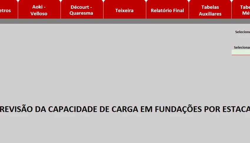 Previsão Da Capacidade De Carga Em Fundações Por Estacas