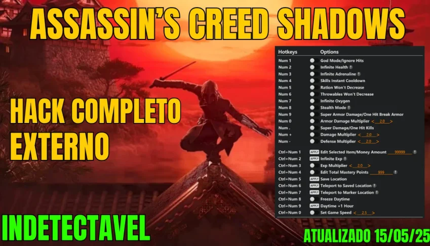 Assassin’s Creed Shadows Hack Completo | Atualizado 2025