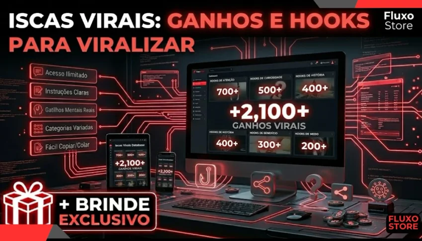 Iscas Virais: Ganchos e Hooks para Viralizar