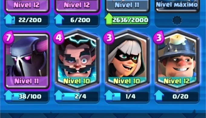 Conta de clash royale