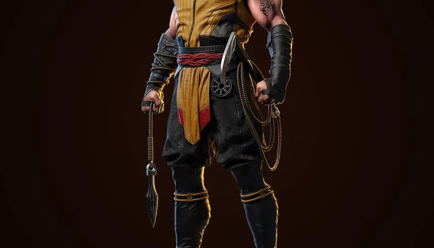 scorpion mk 1 mortal kimbat stl 3d