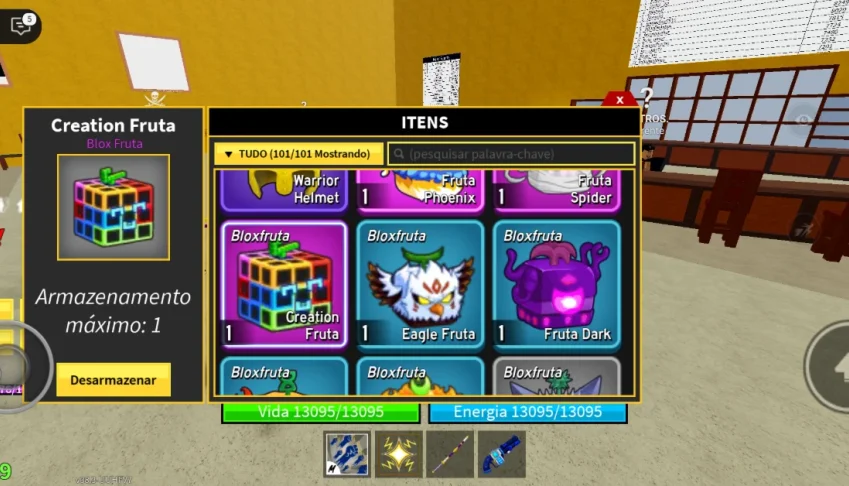Conta Blox Fruits (olhe a descrição)