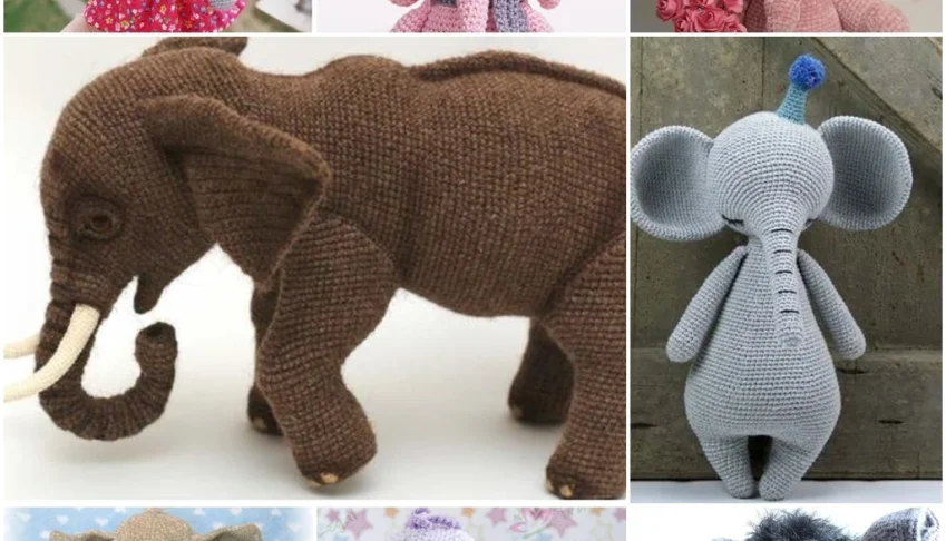 17 Receitas Amigurumi Elefantes Lindos - Português