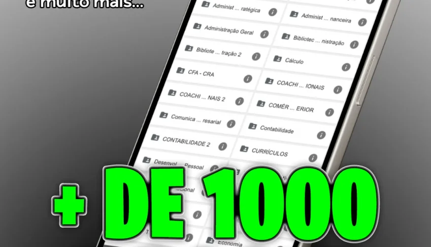 📚 Pack com + de 1000 E-BOOKS PLR em Português – PARA VENDER