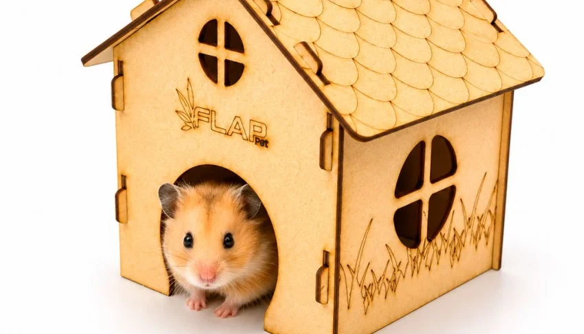 Casinha Simples para Hamster - Flap Pet