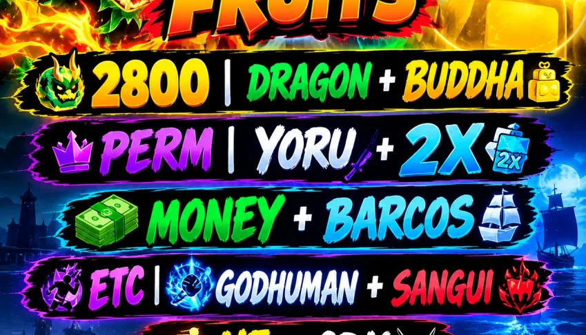 Conta de blox fruits com vários passes raros