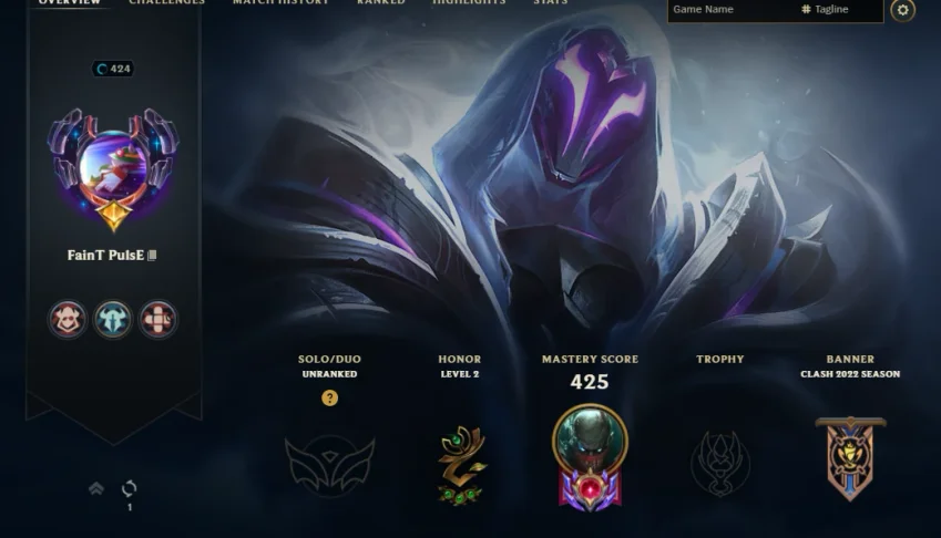 conta de lol
