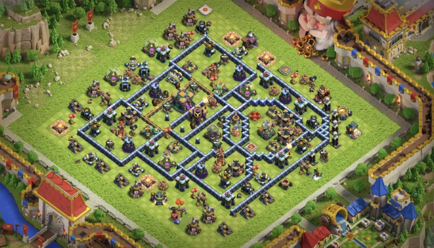 Clash of clans - cv14 semi full