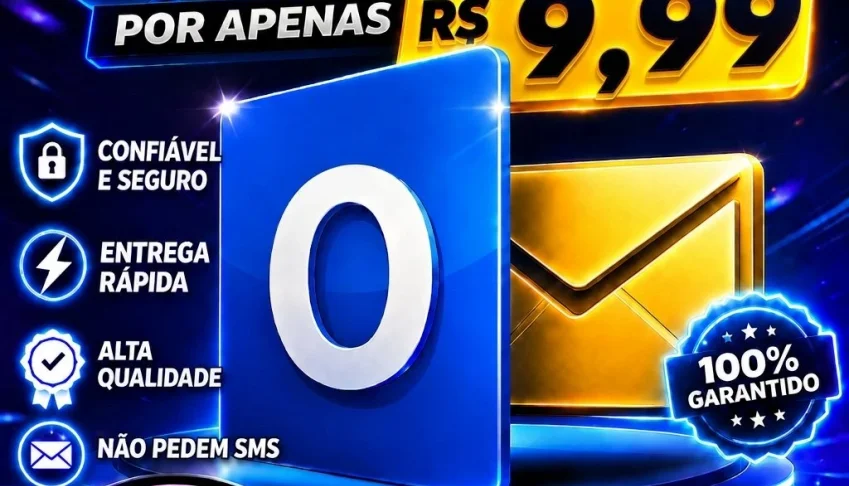 contas outlook/hotmail X50- não pede SMS